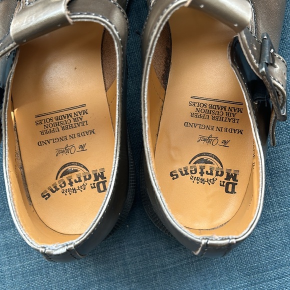 Like New Vintage Bronze Doc Marten Mary Janes Size 8 UK Women’s 10 - Picture 7 of 8